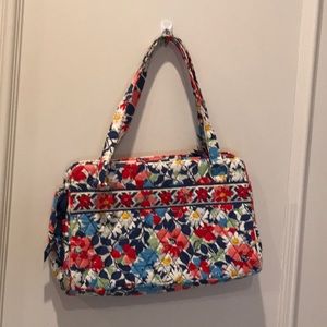 Vera Bradley Summer Cottage print shoulder purse